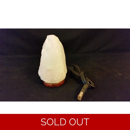 3 x Natural Himalayan White USB Colour Changing Lamp